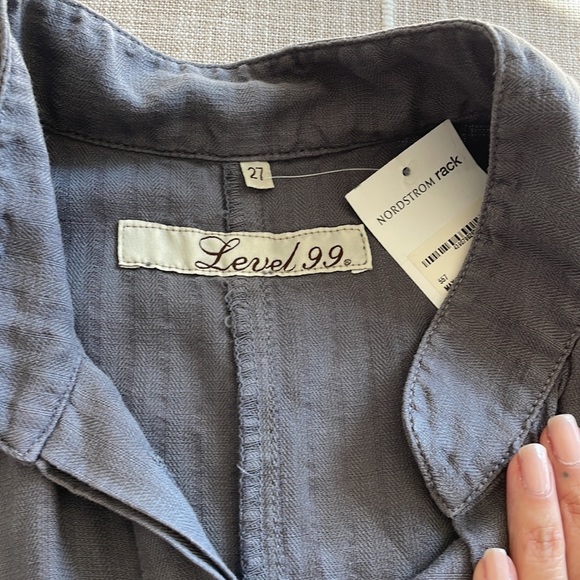 NWT Level 99 Gray Romper - Picture 11 of 12